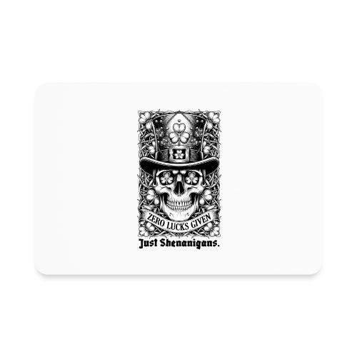 Salty Shamrock Skull T-Shirt - Rectangle Magnet