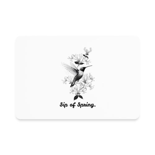 Hummingbird T-Shirt, Honeysuckle Vine - Rectangle Magnet