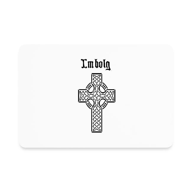 Imbolg Black Logo and Cross