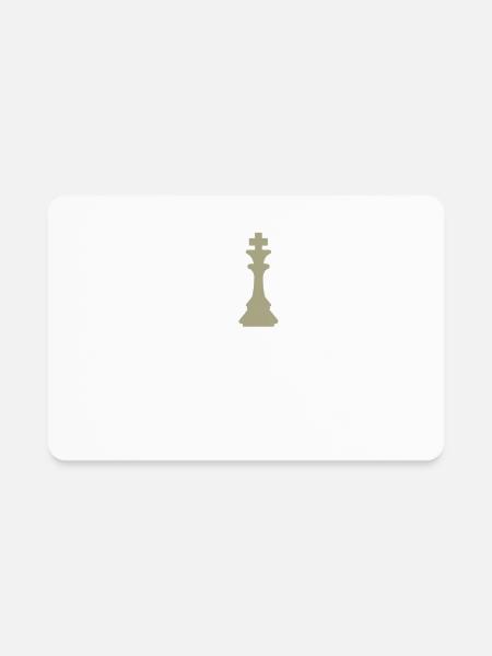 Game of Chess - Rectangle Magnet - white - Front