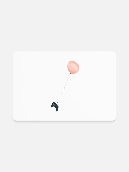 Catch Your Joystick - Rectangle Magnet - white - Front
