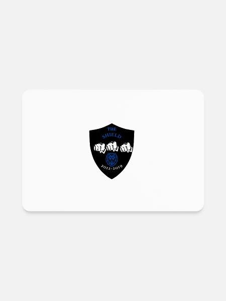 THE SHIELD - Rectangle Magnet - white - Front