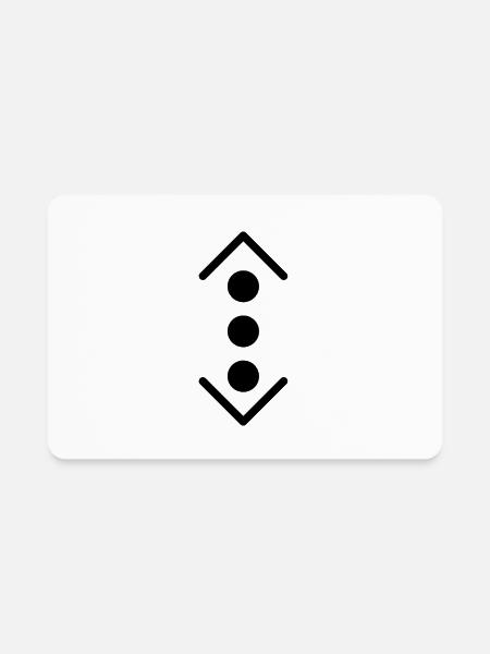 Cute nice Tatoo - Rectangle Magnet - white - Front