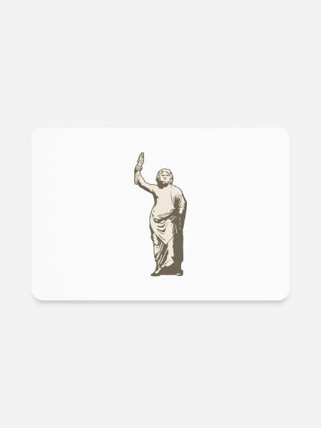 Zeus - Rectangle Magnet - white - Front