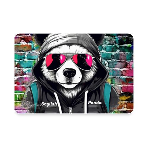 Stylish panda 2 - Rectangle Magnet