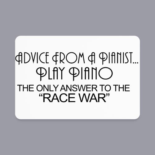 PLAY PIANO - Rectangle Magnet