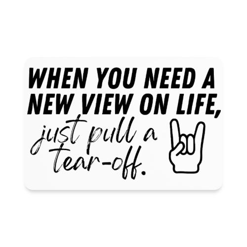 pull a tear off - Rectangle Magnet