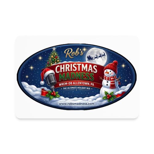 Rob's Christmas Madness WREM-DB - Rectangle Magnet