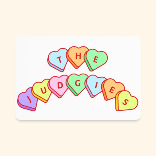 The Judgies Candy Hearts - Rectangle Magnet