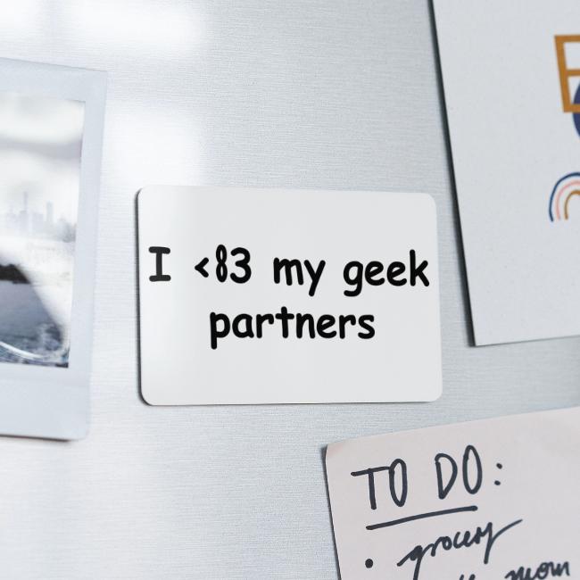 I <83 My Geek Partners (black)