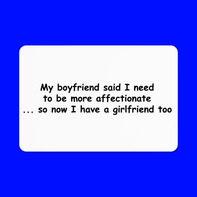 Affectionate - Boyfriend & Girlfriend