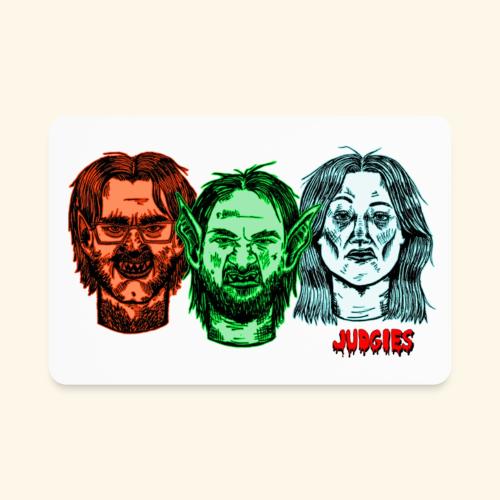Three Ghouls - Rectangle Magnet