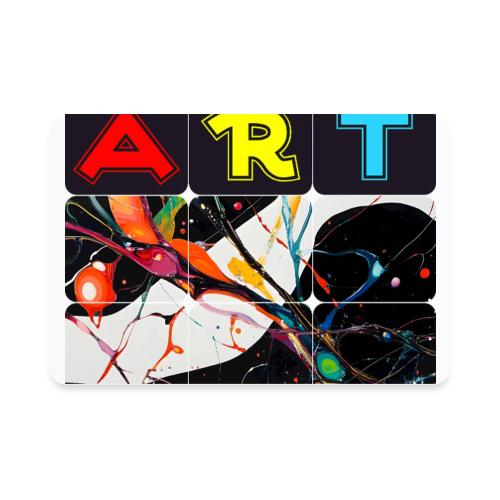 Art in Motion: Color Unleashed - Rectangle Magnet