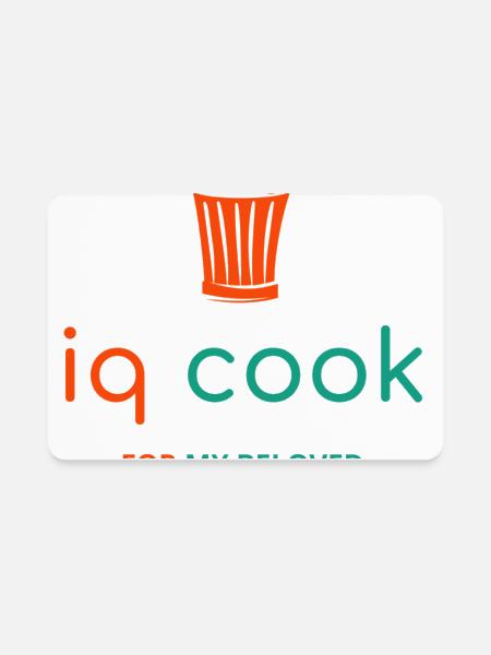 IQCook – Funny Chef for Smart Cooking Lovers 4 - Rectangle Magnet - white - Front
