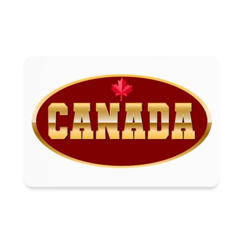 Canada in golden letters - Rectangle Magnet