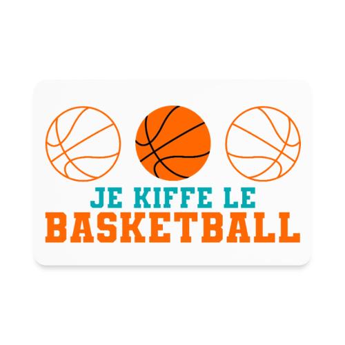 I love basketball - Rectangle Magnet
