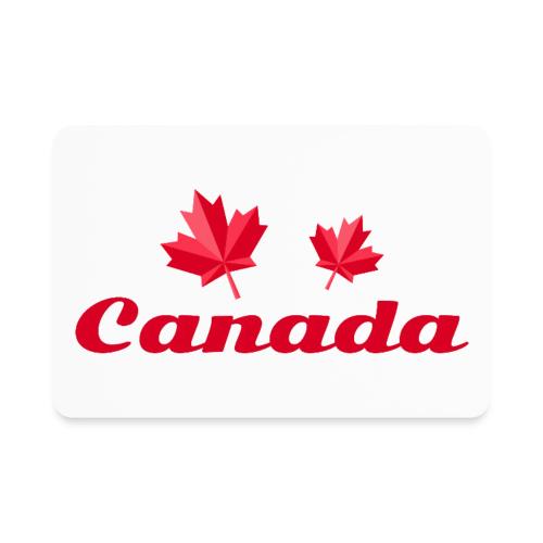 Canada with two maple leaves - Rectangle Magnet