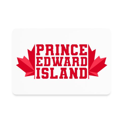 Prince Edward Island with maple leaf - Rectangle Magnet