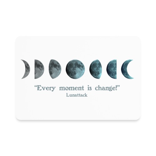 EVERY MOMENT IS CHANGE - Rectangle Magnet