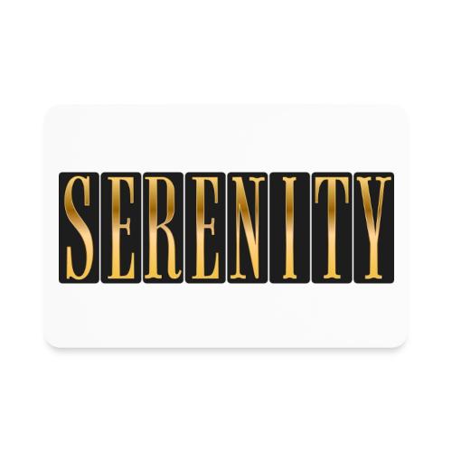 Serenity in Gold - Rectangle Magnet
