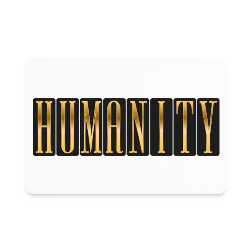 Golden Humanity Statement - Rectangle Magnet