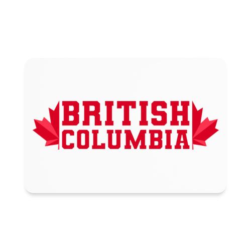 British Columbia with maple leaf - Rectangle Magnet
