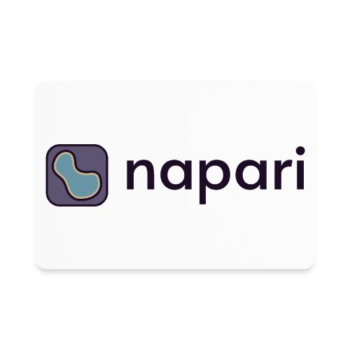 napari merch - Rectangle Magnet