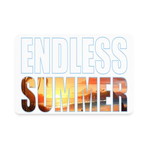 Golden Summer Vibes - Rectangle Magnet
