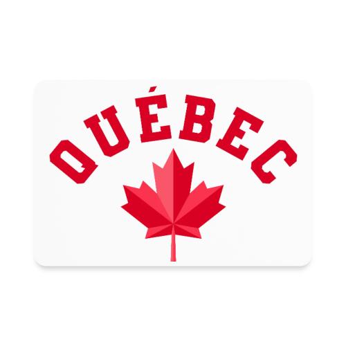 Quebec with maple leaf - Rectangle Magnet