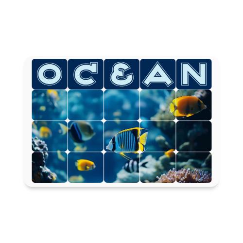Ocean: Underwater Radiance - Rectangle Magnet
