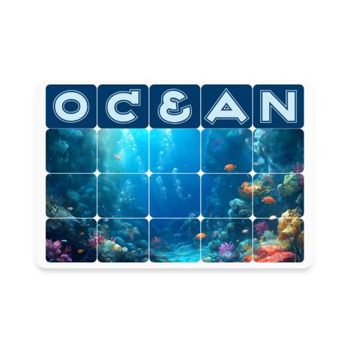 Ocean: Coral Carnival - Rectangle Magnet