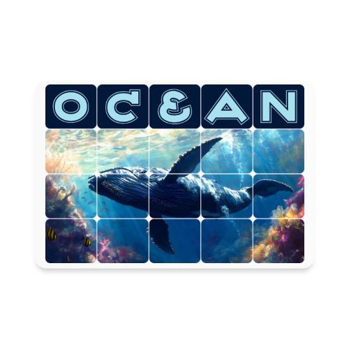 Ocean: Majestic Deep - Rectangle Magnet