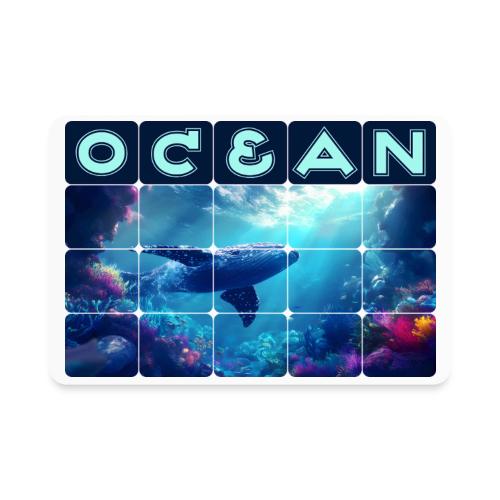 Ocean: Whale’s Path - Rectangle Magnet