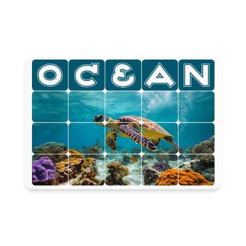 Ocean: Gentle Voyager - Rectangle Magnet