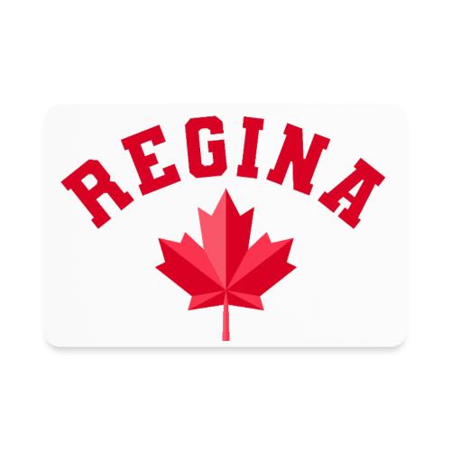 Regina with maple leaf - Rectangle Magnet