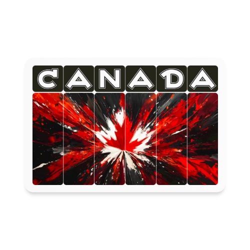 Canada Splash - Rectangle Magnet