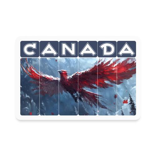Canada Rising - Rectangle Magnet