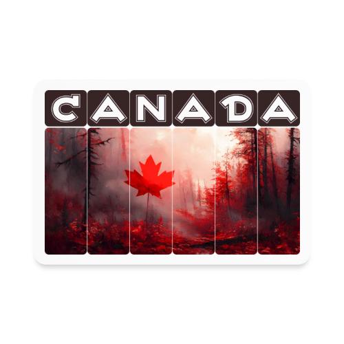 Canada Nature Vibes - Rectangle Magnet