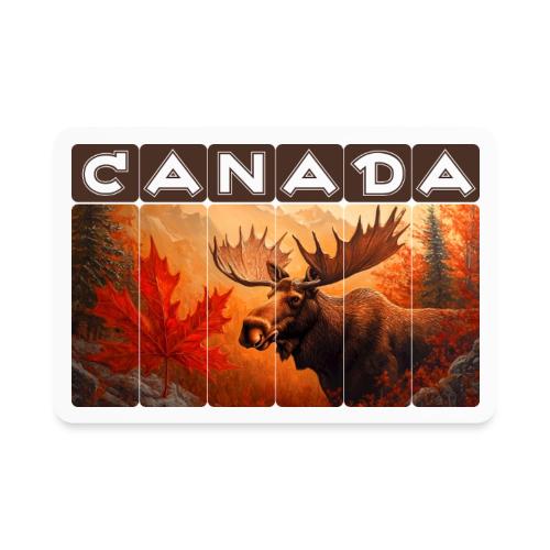 True North Canada - Rectangle Magnet