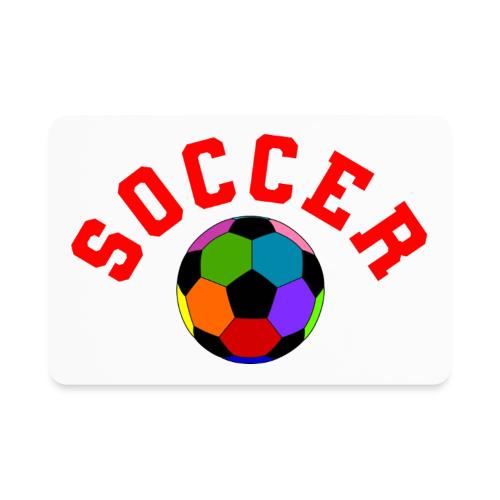 Soccer: Colorful Kick - Rectangle Magnet