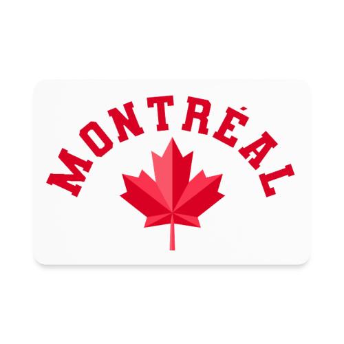 Montréal with maple leaf - Rectangle Magnet