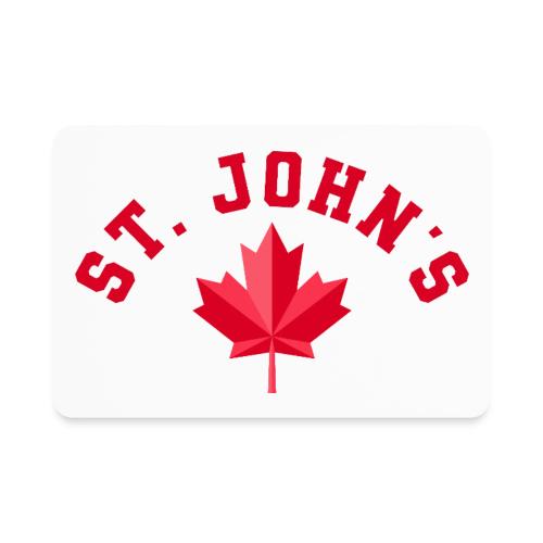 St. John's with maple leaf - Rectangle Magnet