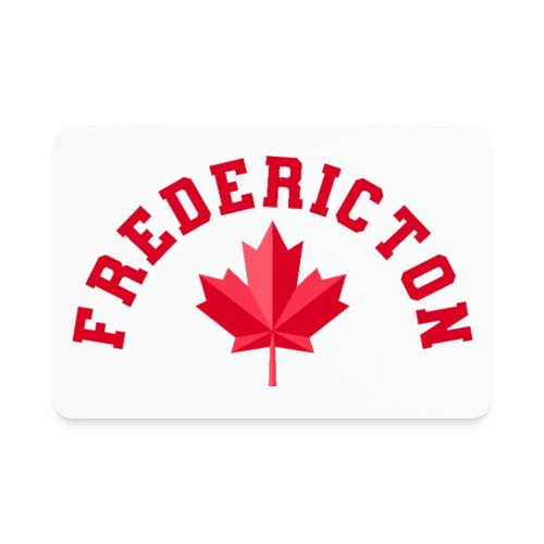 Fredericton with maple leaf - Rectangle Magnet