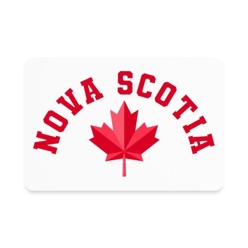 Nova Scotia with maple leaf - Rectangle Magnet