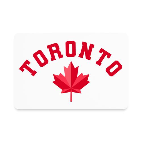 Toronto with maple leaf - Rectangle Magnet