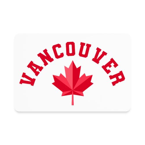 Vancouver with maple leaf - Rectangle Magnet