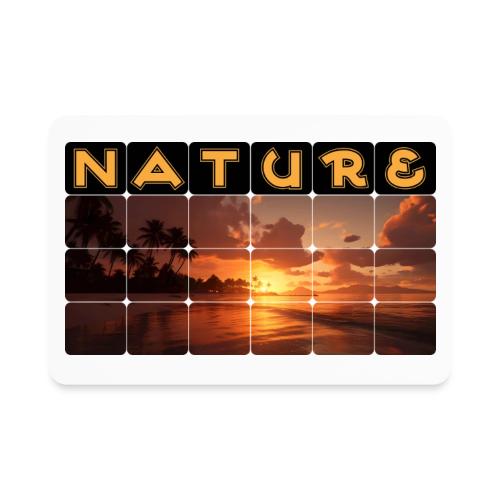 Nature: Sunset Serenity - Rectangle Magnet