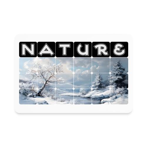 Nature: Winter Embrace - Rectangle Magnet