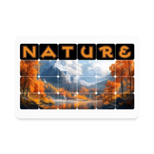 Nature: Golden Autumn Escape - Rectangle Magnet