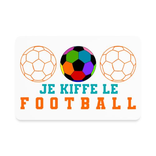 I love football - Rectangle Magnet